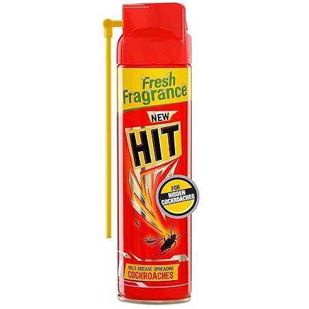 HIT Spray, Crawling Insect Killer (400ml) Instant Kill, Deep-Reach Nozzle, Fresh Fragrance