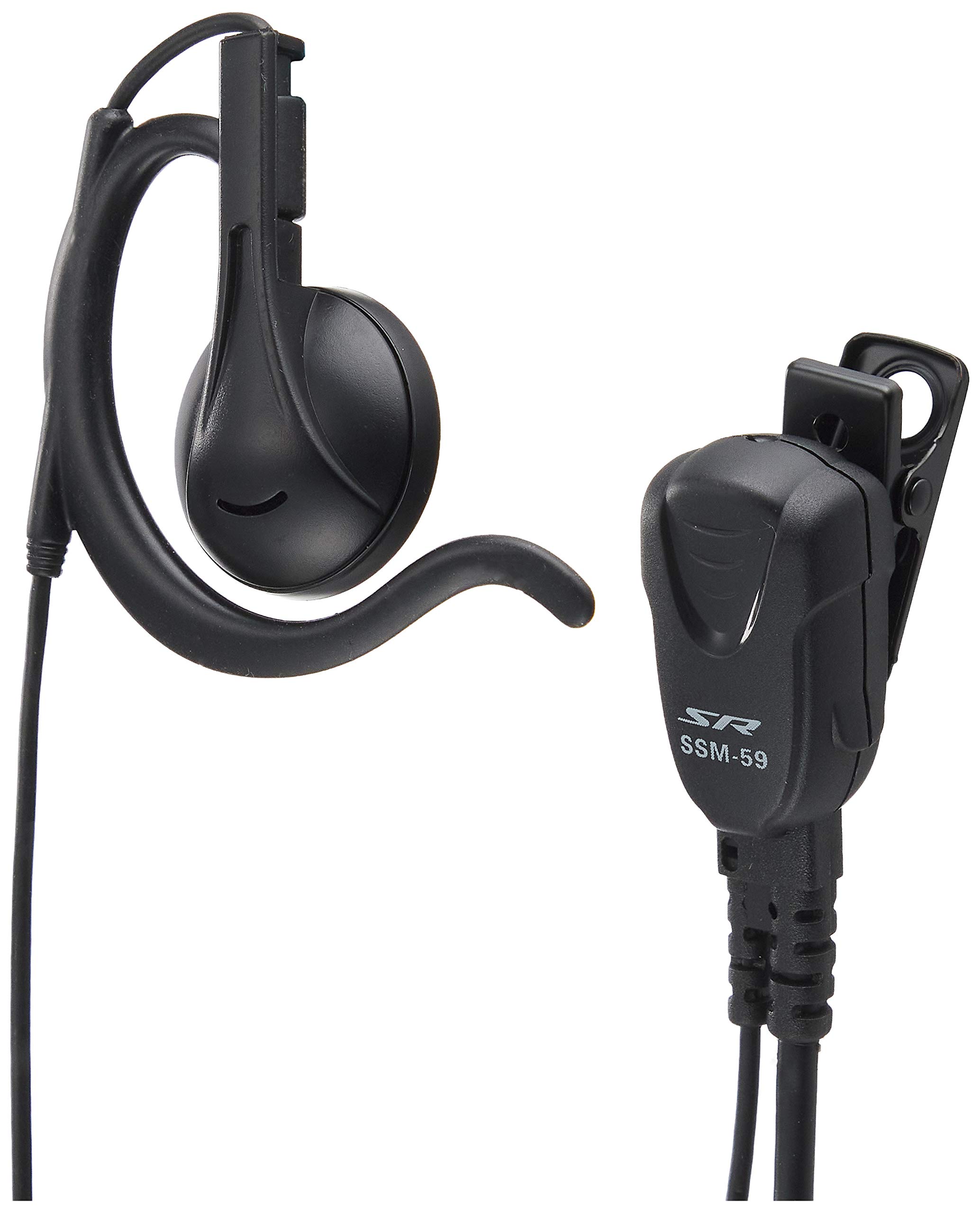 Standard Horizon スタンダードホライゾン SSM-59CSA 小型タイピンマイク&イヤホン(耳かけ式大型オープンエアータイプ)商品画像