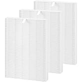 114190 True HEPA Replacement Filters B Compatible with Winix 9500 U300 P300 WAC9000 WAC9500 WAC5000 WAC5000b WAC5300 WAC6300 WAC5500 Air Cleaner Purifiers, Compared to Winix Filter B 114190, 3 Pack