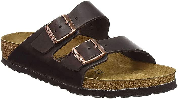 Amazon.com | Birkenstock Unisex Arizona, Habana Leather ...