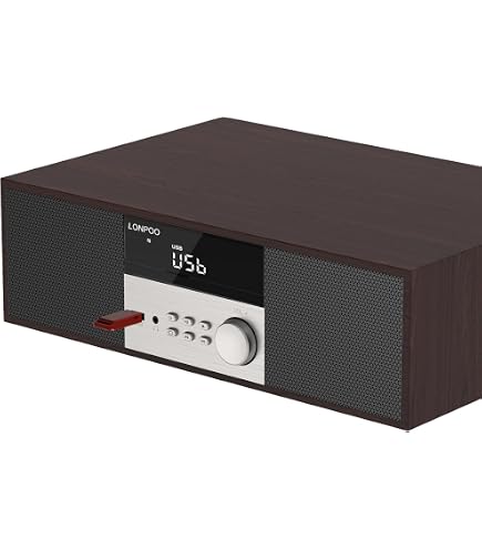 Amazon.com: LONPOO Stereo System with CD Player, 40W CD Players