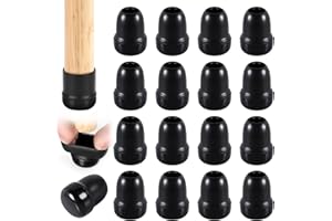 GAGUIUP 16PCS Chair Leg Sliders for Carpet/Rug, Teflon Chair Glides Chair Leg Caps for Hardwood Floors, Round Furniture slider pads for Quickly and Easily Moving Furniture, Protect Floor(Clear,Fit 0.5"-0.75")