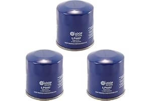 LOOP Engine Oil Filter (3 Pack) For Nissan Mazda Rogue 3 CX-5 Sentra INFINITI Murano Subaru Altima Kicks Versa Pathfinder Spo