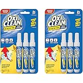 OxiClean On The Go Stain Remover Pen for Clothes, Portable Instant Stain Remover Stick with Scrubber Tip, Travel-Friendly Pen