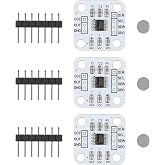 UMLIFE 3pcs AS5600 Magnetic Encoder High Precision Sensor Module, 12bit, I2C, PWM, Voltage Output, Non-Contact, 23x23mm