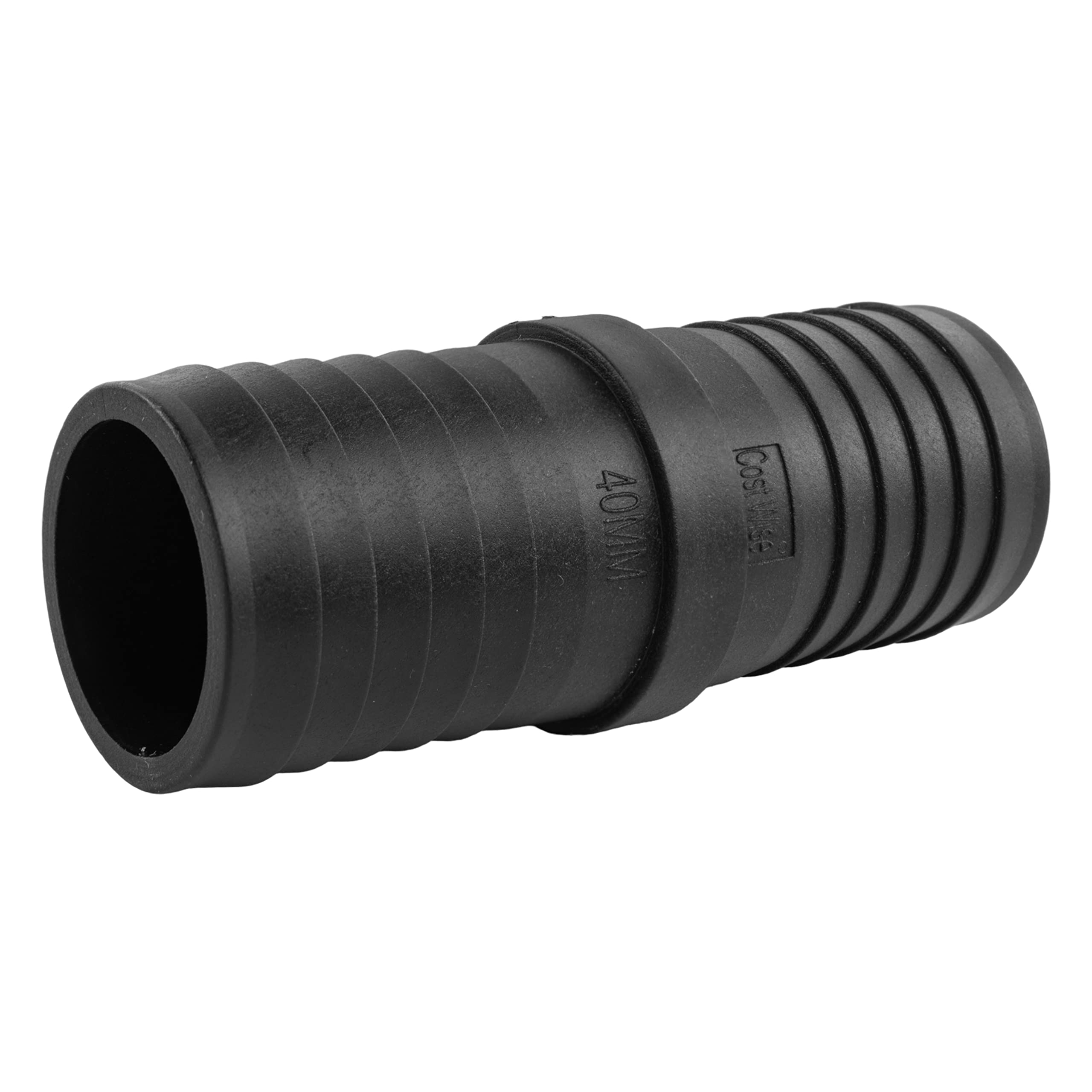 Straight 40mm Joiners/Repair Link for 1.5" Interior Diameter Pipe,Used with layflat or Corrugated Pond Hose