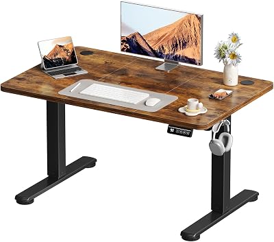 Devoko Electric Standing Desk 110x60cm Sit Stand Table with Memory Panel