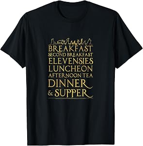 Lord of The Rings Breakfast Second Breakfast More T-Shirt