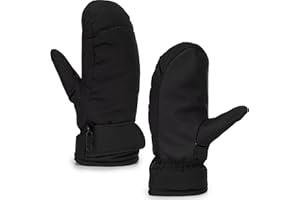 UTOWO Outdoors Winter Ski Mittens for Men Women - Warm Snow Mitts for Cold Weather Non-Slip Water-Repellent Gloves Windproof