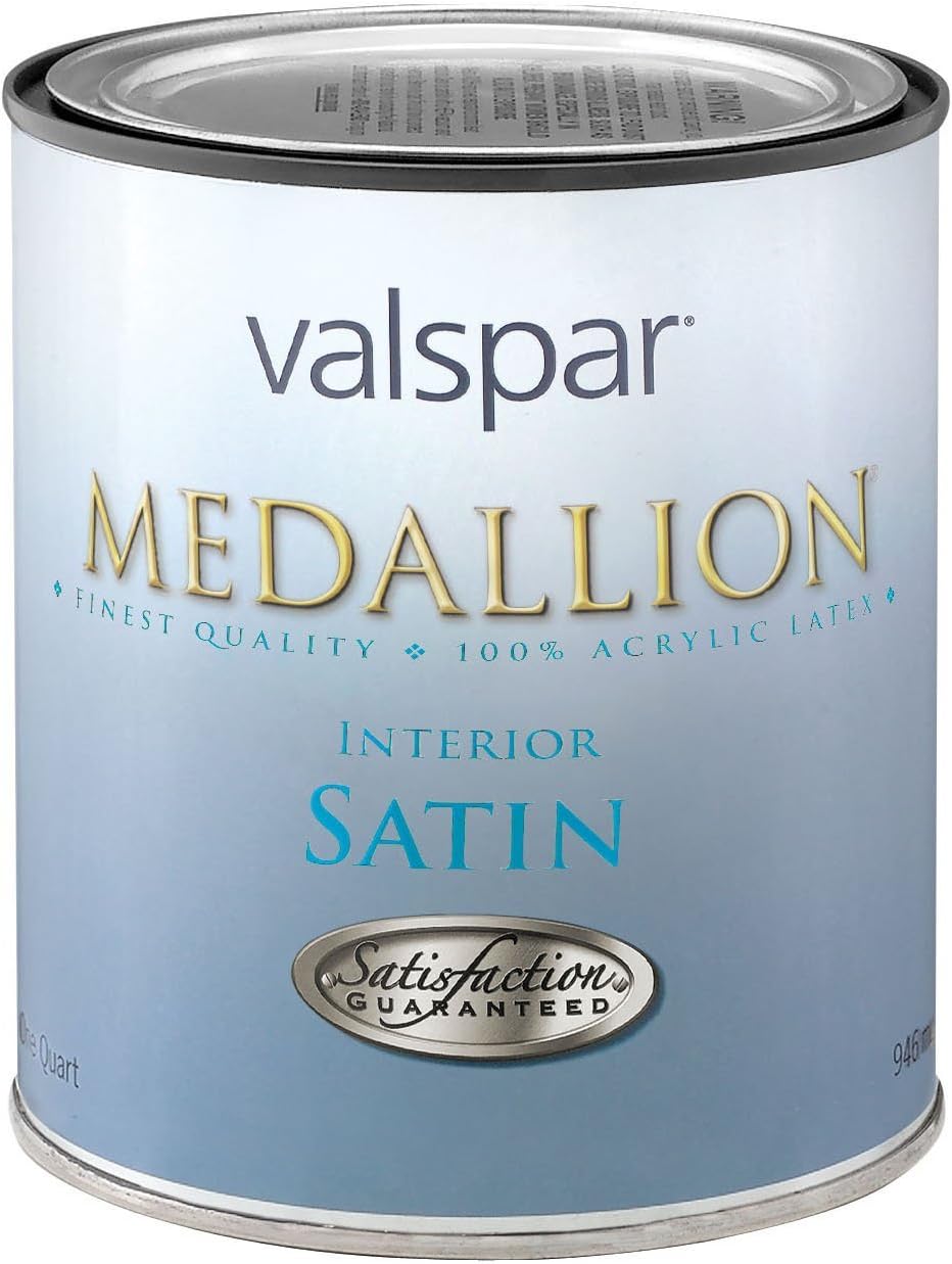 Valspar 273400 QT 1 Quart White Base Medallion 100 Acrylic VOC