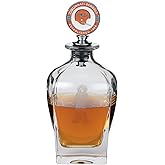 The Memory Company Officially Licensed NFL Team Spirit Decanter Set - Premium Glass Decanter with Team Mascot Stopper, 750ml Capacity, Official NFL Licensed Bar Collection, Whiskey Bourbon Gift