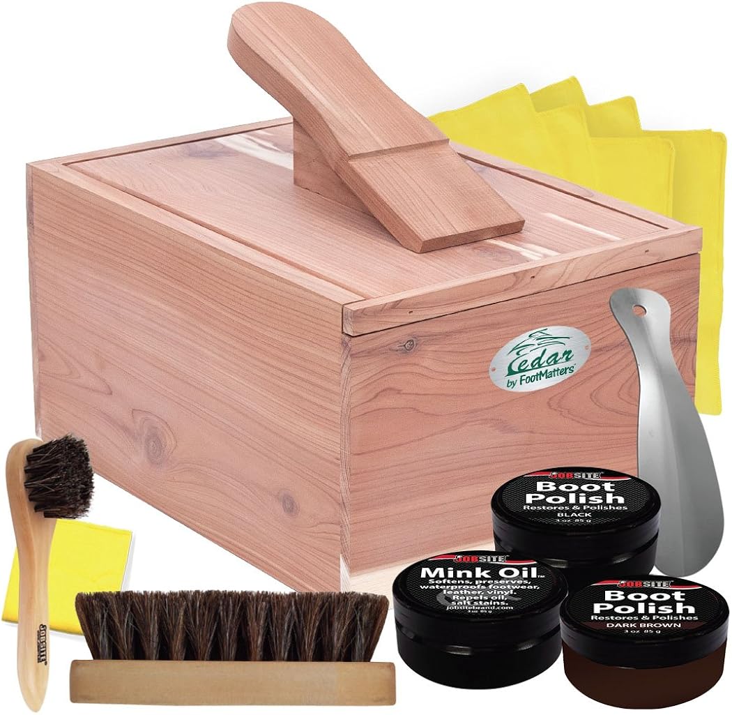 FOOTMATTERS Red Cedar Boot & Shoe Care Shine FOOTMATTERS Red Cedar Boot & Shoe Care Shine