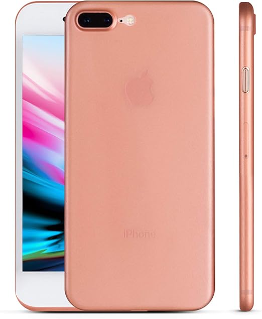 Amazon Com Peel Ultra Thin Iphone 8 Plus Case Rose Gold Minimalist Design Branding Free Protects And Showcases Your Apple Iphone 8 Plus