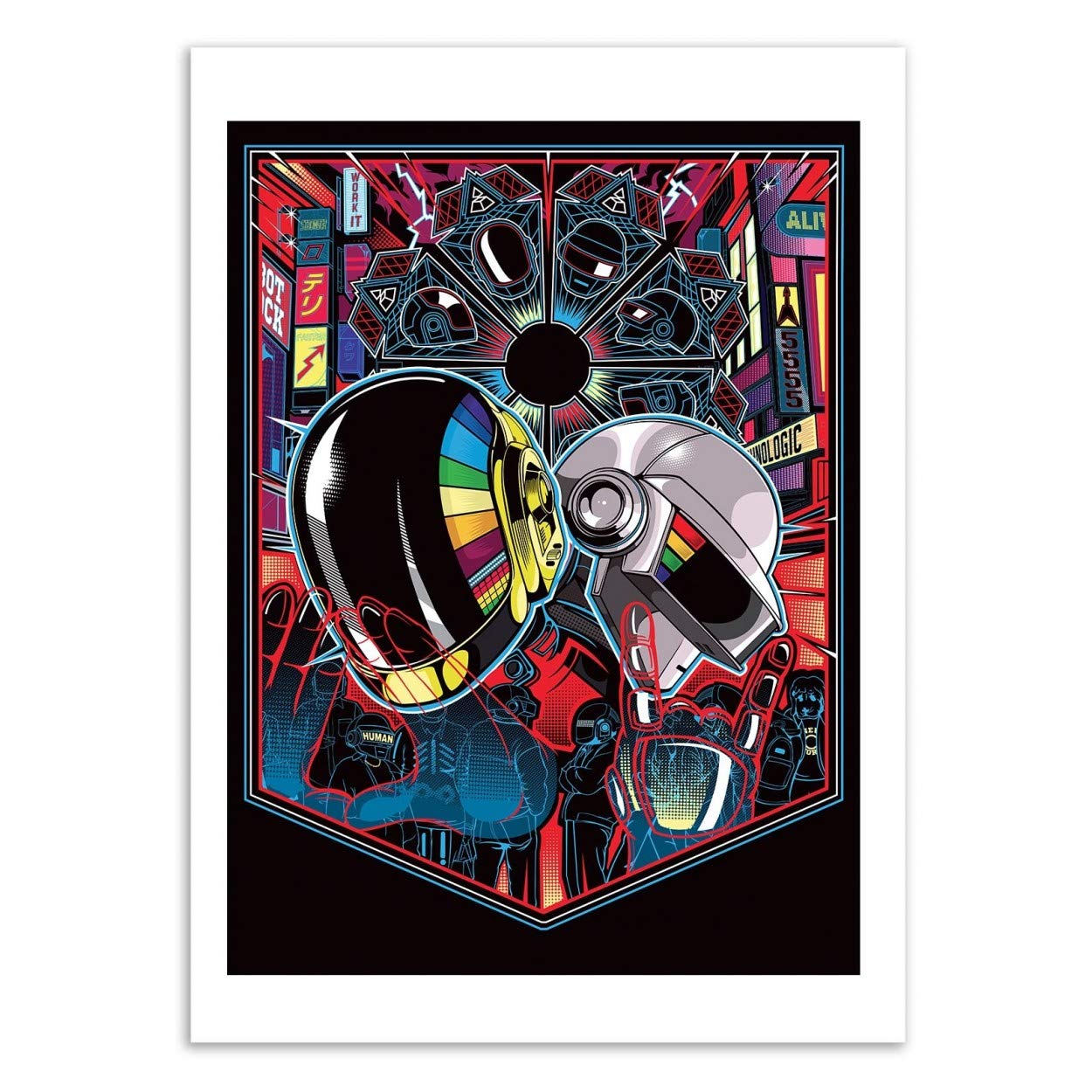 Wall Editions Art-Poster - Daft Legacy - Samuel Ho