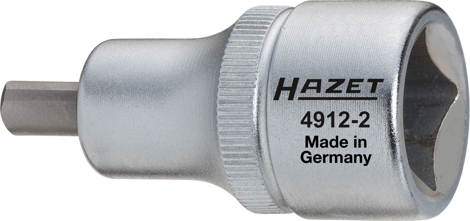 HAZET 4912-2 12.5 mm Square Hollow Pin Solid Profile Spreader for Wheel Bearing Housing - Multi-Colour