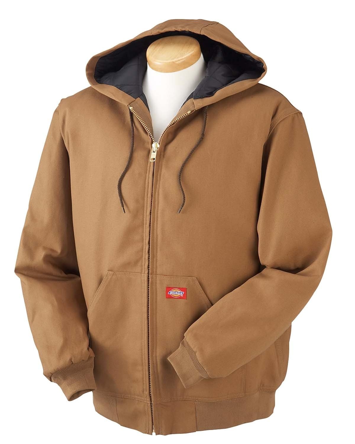 rigid duck hooded jacket