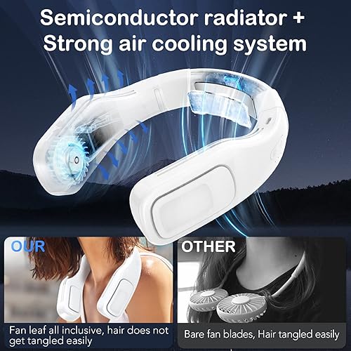 Portable Air Conditioners Neck Fan, Hands Free Bladeless