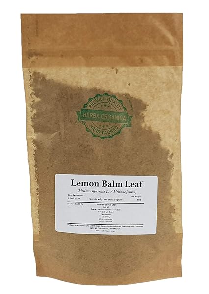 HERBA ORGANICA LEMON BALM LEAF – MELISSA OFFICINALIS...