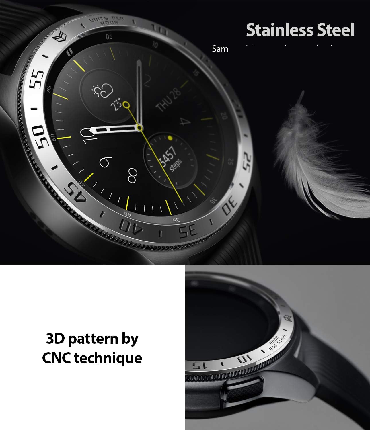 Ringke Bezel Styling for Galaxy Watch 42mm / Gear Sport - Image 4