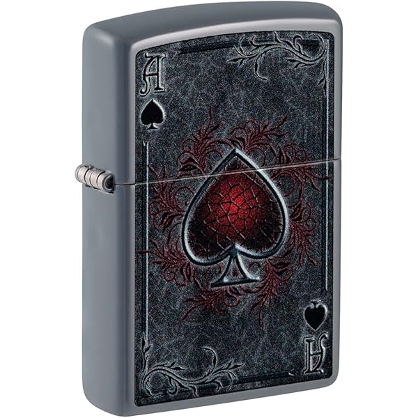 Amazon.com: Zippo Lighter: Ace of Spades - Iron Stone 77151