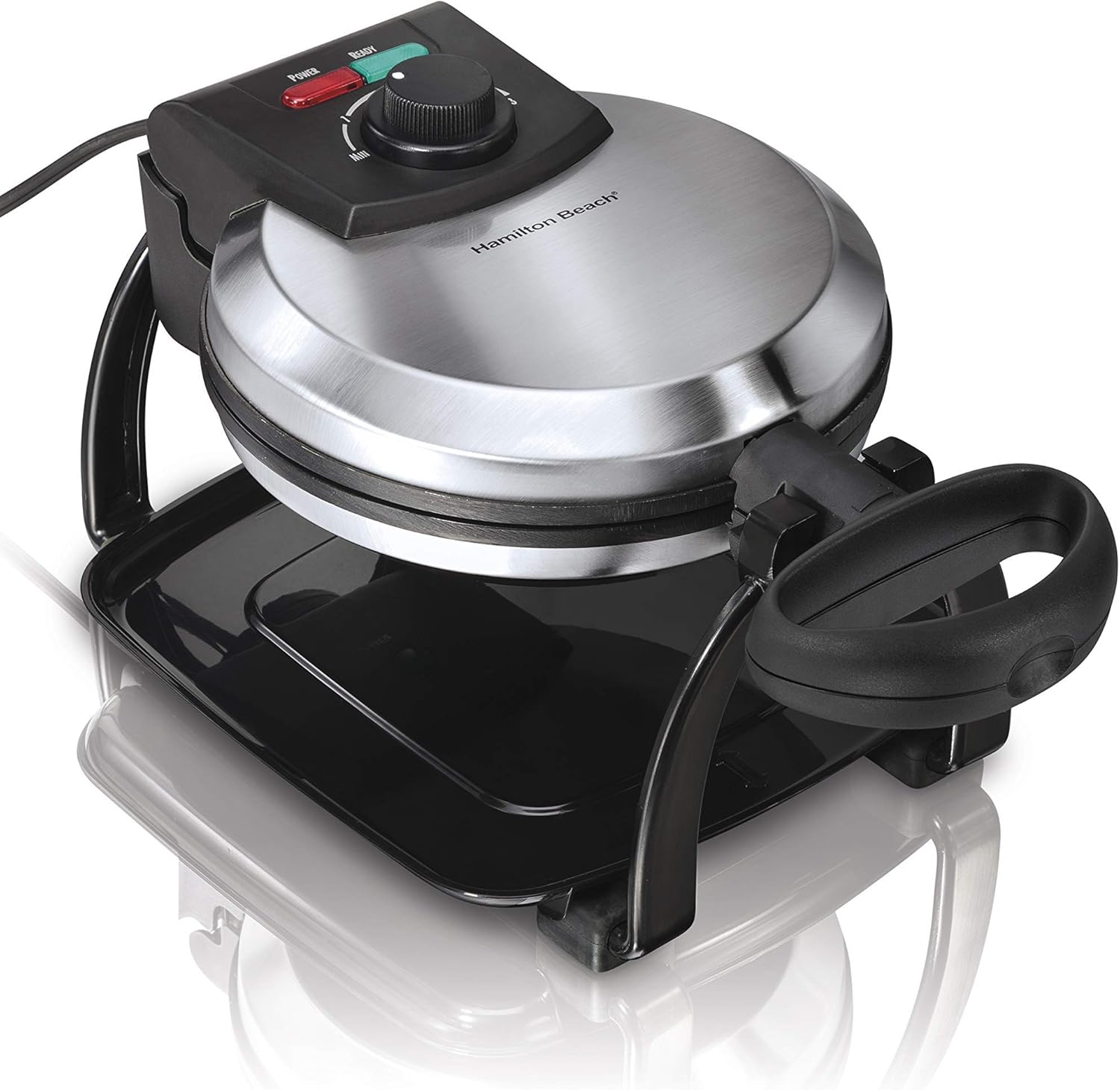 Hamilton Beach Flip Belgian Waffle Maker (26010) (Renewed)