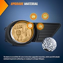 Nilight Fog Lights Assembly Compatible with 2011