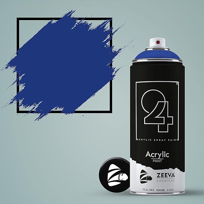 24 Acrylic Ultramarine Blue Spray Paint 400 ml Amazon.in Home Improvement