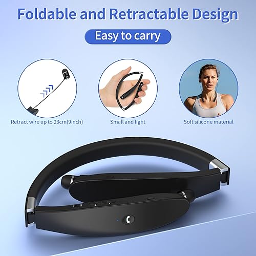 Bluetooth Headphones, Neckband Wireless Bluetooth Headset with