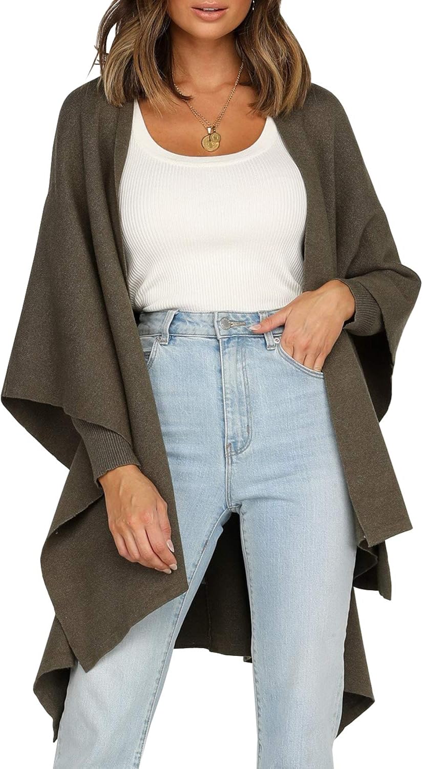 asymmetrical wrap sweater