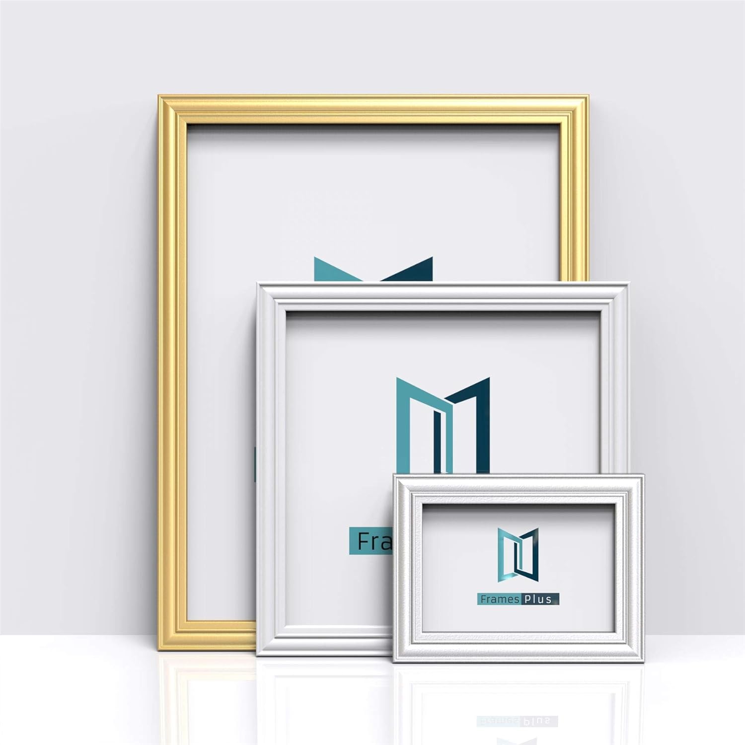 FramesPlus Black 5"x5" (12.7 x 12.7cm) Devon Range Photo Picture Poster