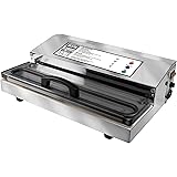 Weston Brands Vacuum Sealer Machine for Food Preservation & Sous Vide, Extra-Wide Bar, Sealing Bags up to 16", 935 Watts, Com