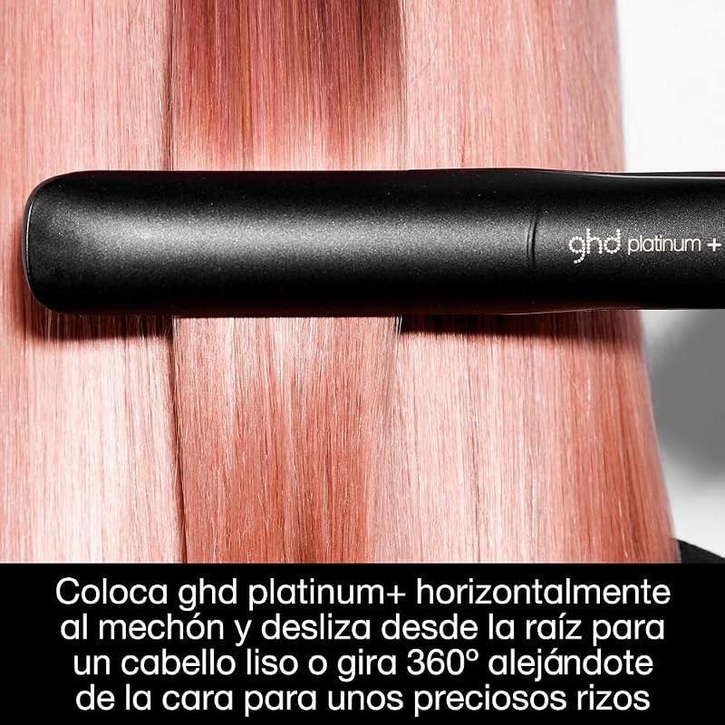 Platinum+ - Plancha de Pelo Profesional Inteligente - Negra