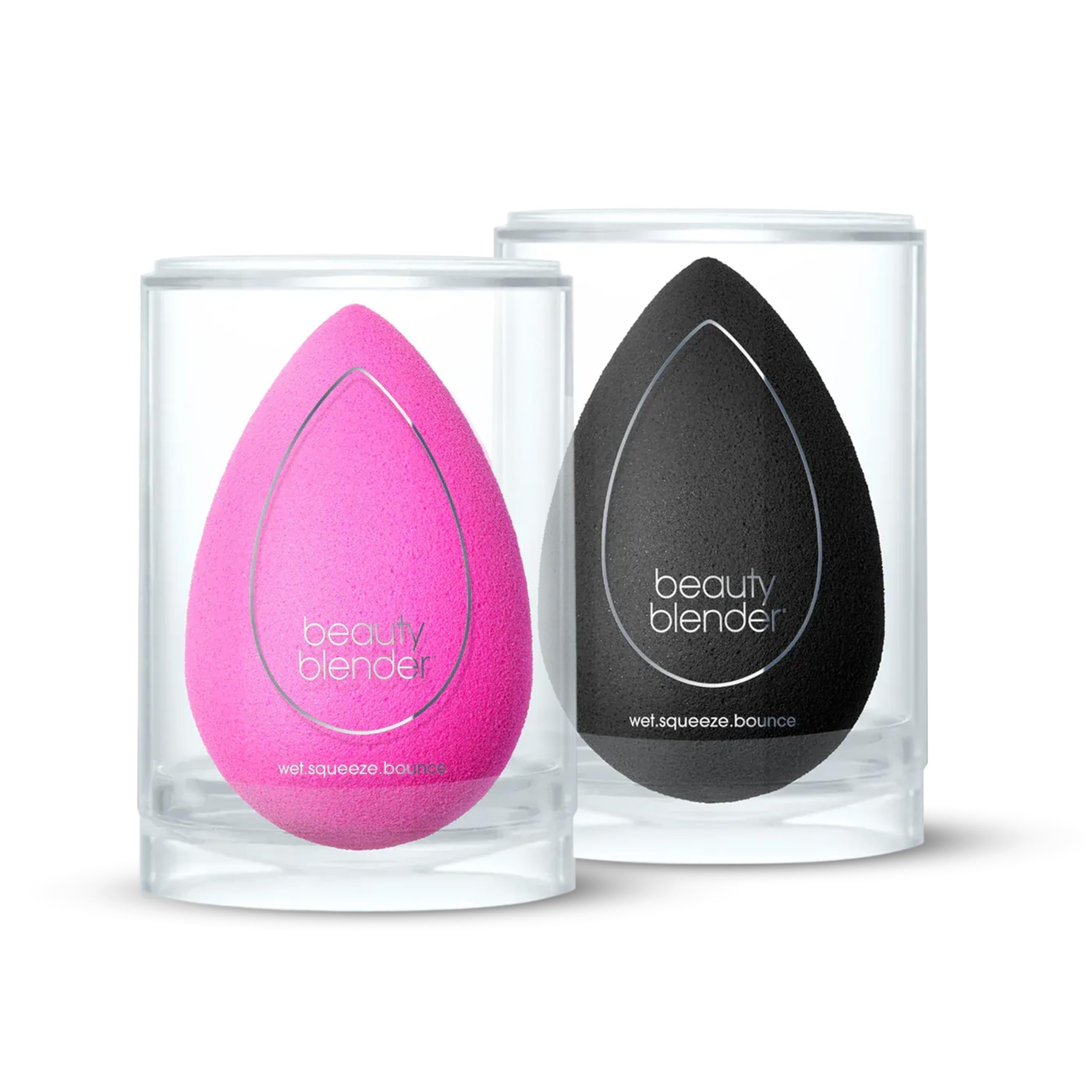 Photo 1 of 1 Beautyblender® | Original Pink and Pro Beauty Blender 2-Piece Bundle for Blending Foundations, Powders, and Creams, Super-Soft Foam for Streak-Free Application, Made in the USA, Reusable, Washable
