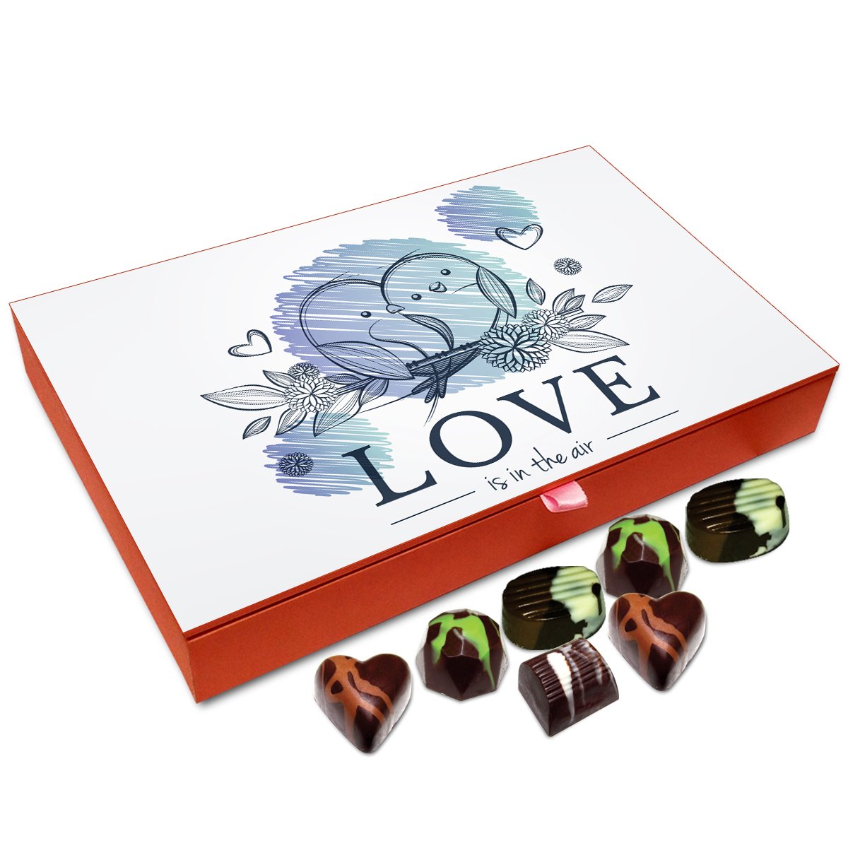 Chocholik Gift Box Love Is In The Air Chocolate Box 12pc