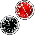 YOUNGFLY Mini Car Clock Stick on Dashboard Luminous Tiny Vent Analog Clocks Small Pocket Clock Decorations Magnetic Motorcycle Clock Watch for Bike Boat Motorcycle Home Vehicle