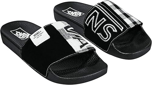 Amazon Vans バンズ メンズサンダル 靴 Slide On Plaid Black Men S 4 Women S 5 5 22cm レディース22 5cm Medium 並行輸入品 Vans バンズ ファッションサンダル