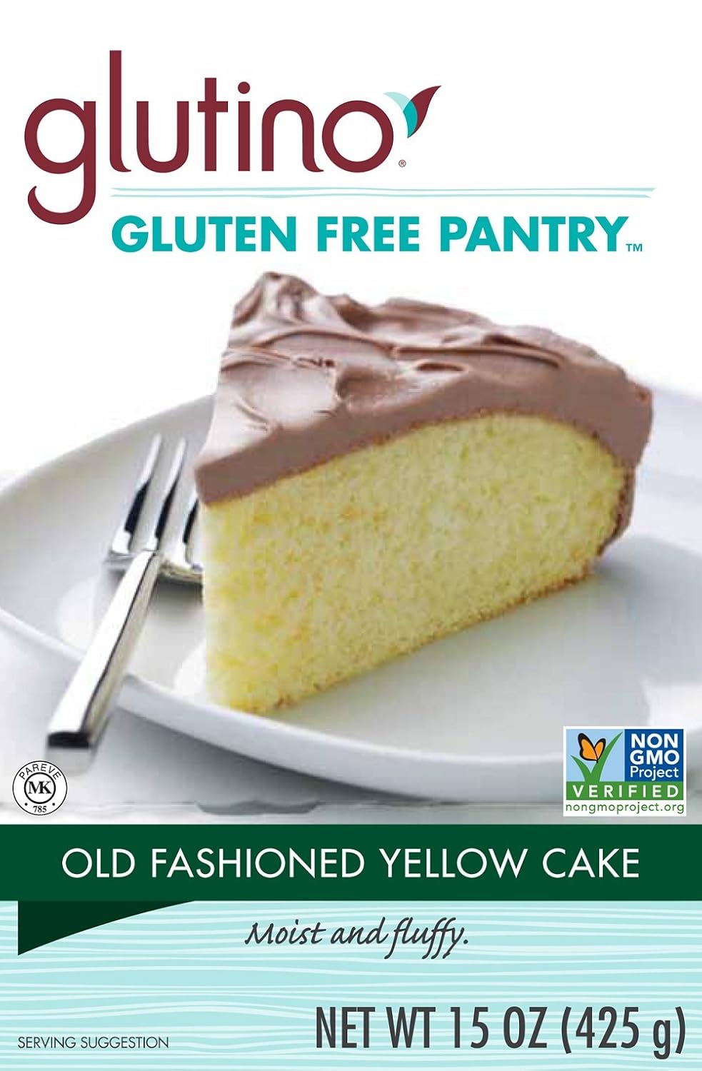 Amazon Com Glutino Old Fashioned Yellow Cake Mix 15 Ounce 6