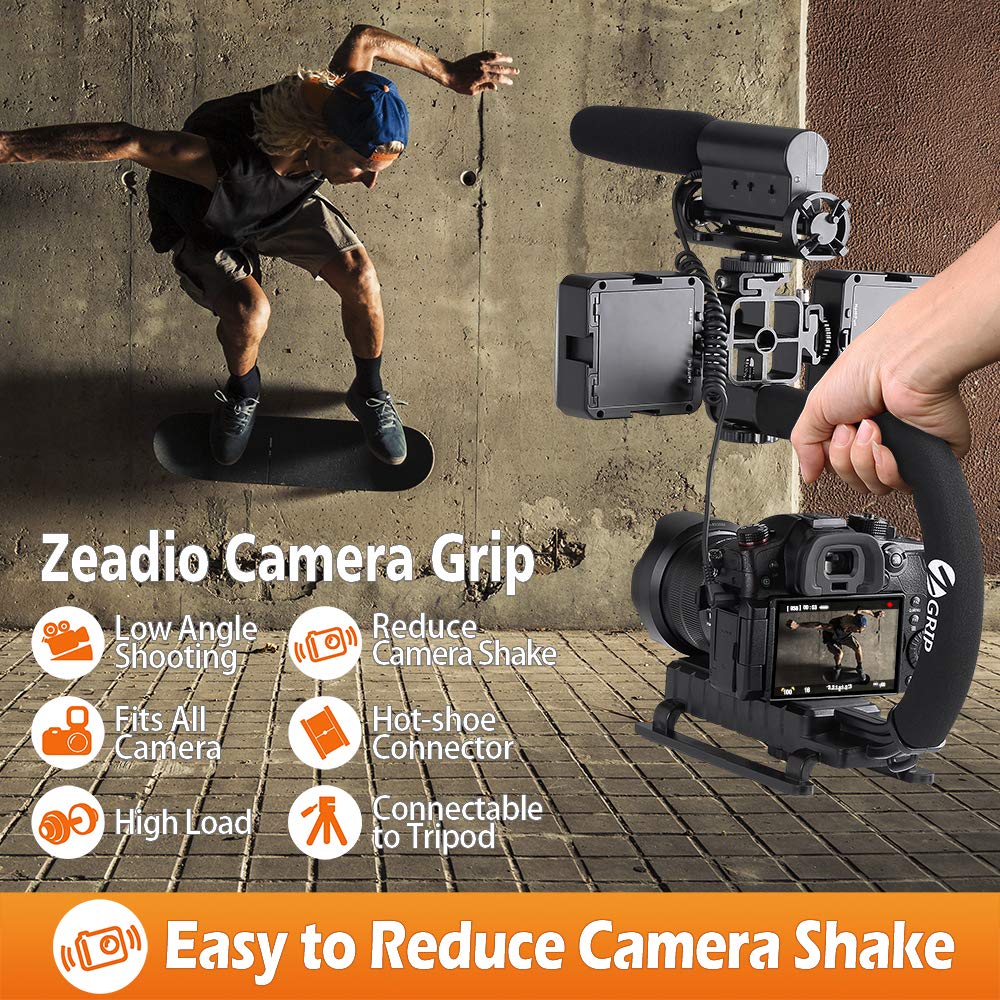 Zeadio Video Action Stabilizing Handle Grip Handheld