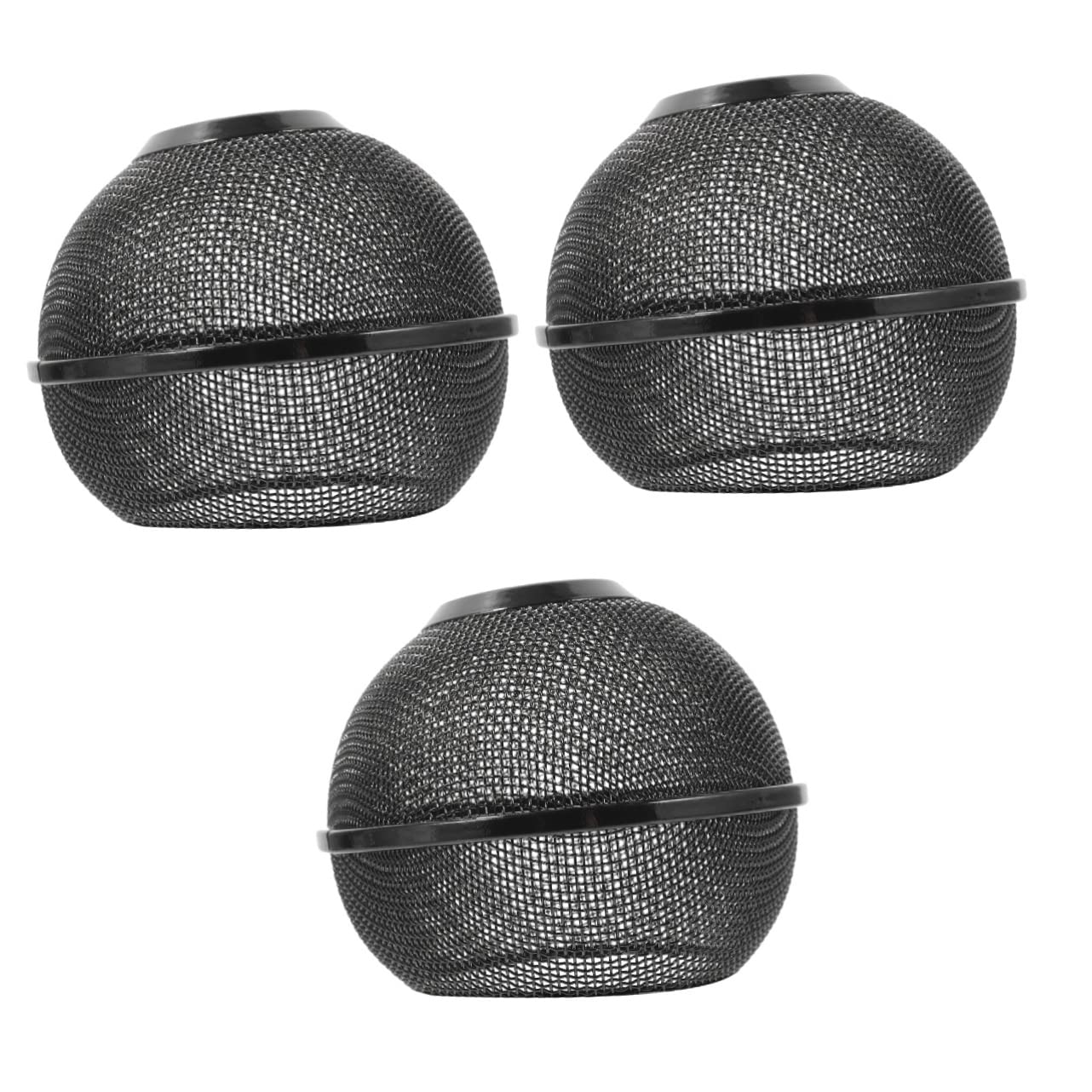 Metal Lamp Shade 3pcs Ceiling Fan Chandelier Ceiling Light Bulbs Chandelier for Entryway Globe Lamp Cover Fixtures Hanging Lamp Covers Pendant Light Bulb Cage Hanging Lamp Shade