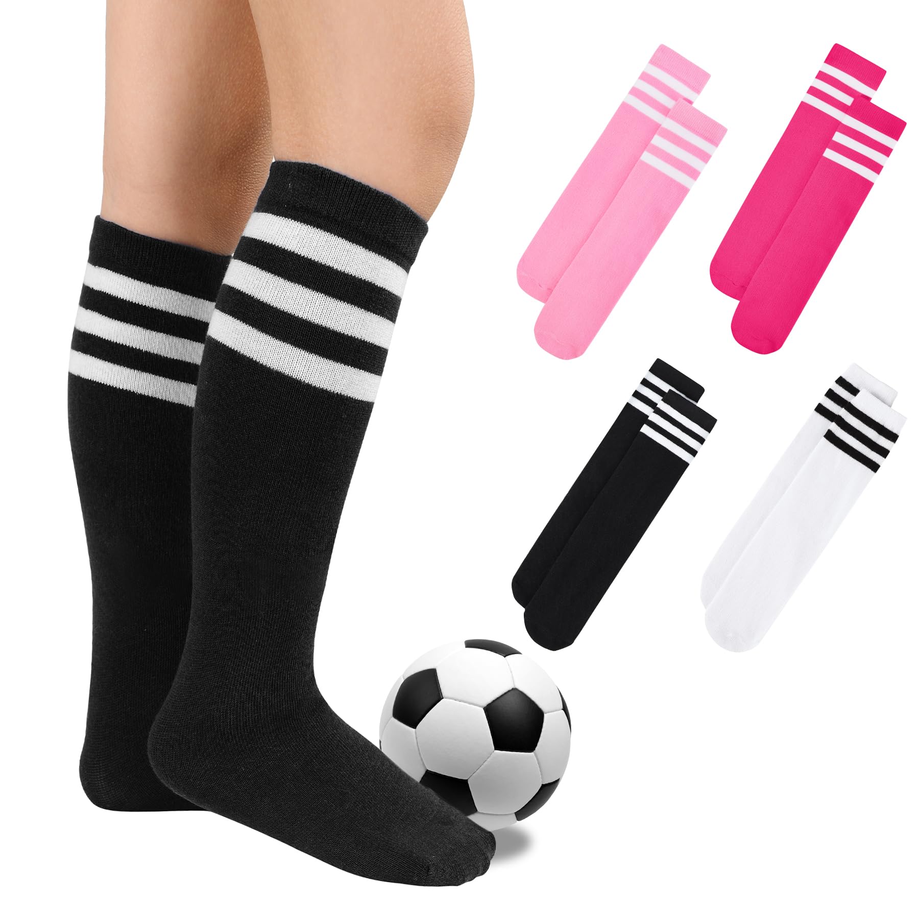 Zando Youth Soccer Socks Breathable Boys Soccer