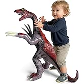 YONGJULE Large Dinosaur Toys- 29" Therizinosaurus Soft Dinosaur Toys for Kids 3-5, Big Inflatable Dino for Boys Girls, Toddler Party Favors Birthday Gifts