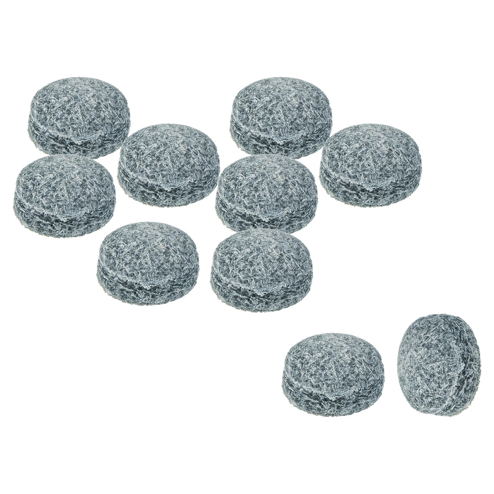 PATIKIL 11mm Dia Pool Cue Tips, 10 Pack Pool Billiard Cue Tips Pool Stick Replacement Tips Pool Stick Tips Snooker Cue Tips, Grey
