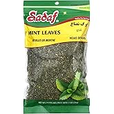 Sadaf Mint Leaves Cut - Dried mint leaves cut and sifted - Kosher and Halal - No stems (2 Oz)