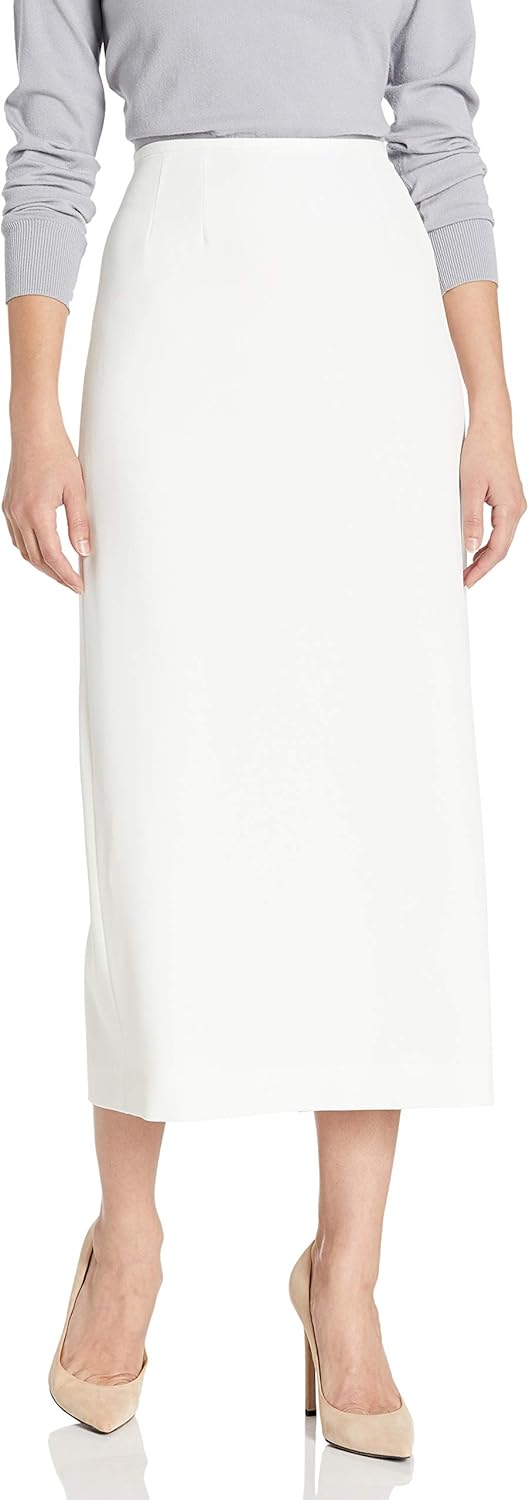 Kasper Women's Stretch Crepe Column Skirt at  Women’s Clothing store