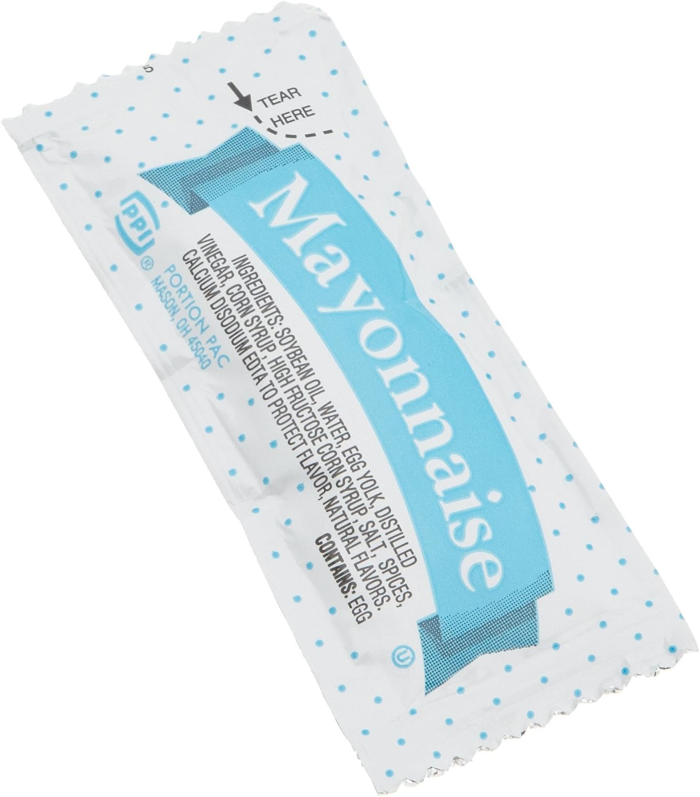 Portion Pack Mayonnaise, 0.42-Ounce Single Serve Packages (Pack of 200)