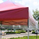 EPFHR 3m x 3m Gazebo Canopy Replacement Cover Waterproof Transparent view 4