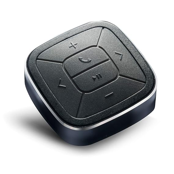 TUNAI Button- Bluetooth 5.0 Fernbedienung Auto Media Button fürs Lenkrad zum Musiksteuern, Telefonieren, und mehr- kompatibel