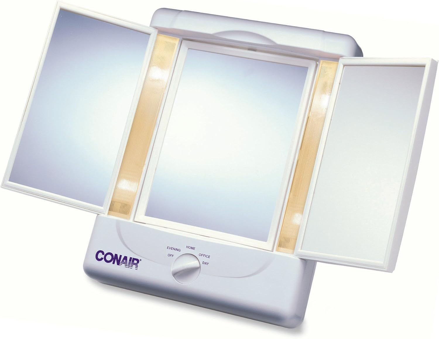 Conair Home Vanity Collection 3 Panel Lighted Makeup Mirror Amazon.co