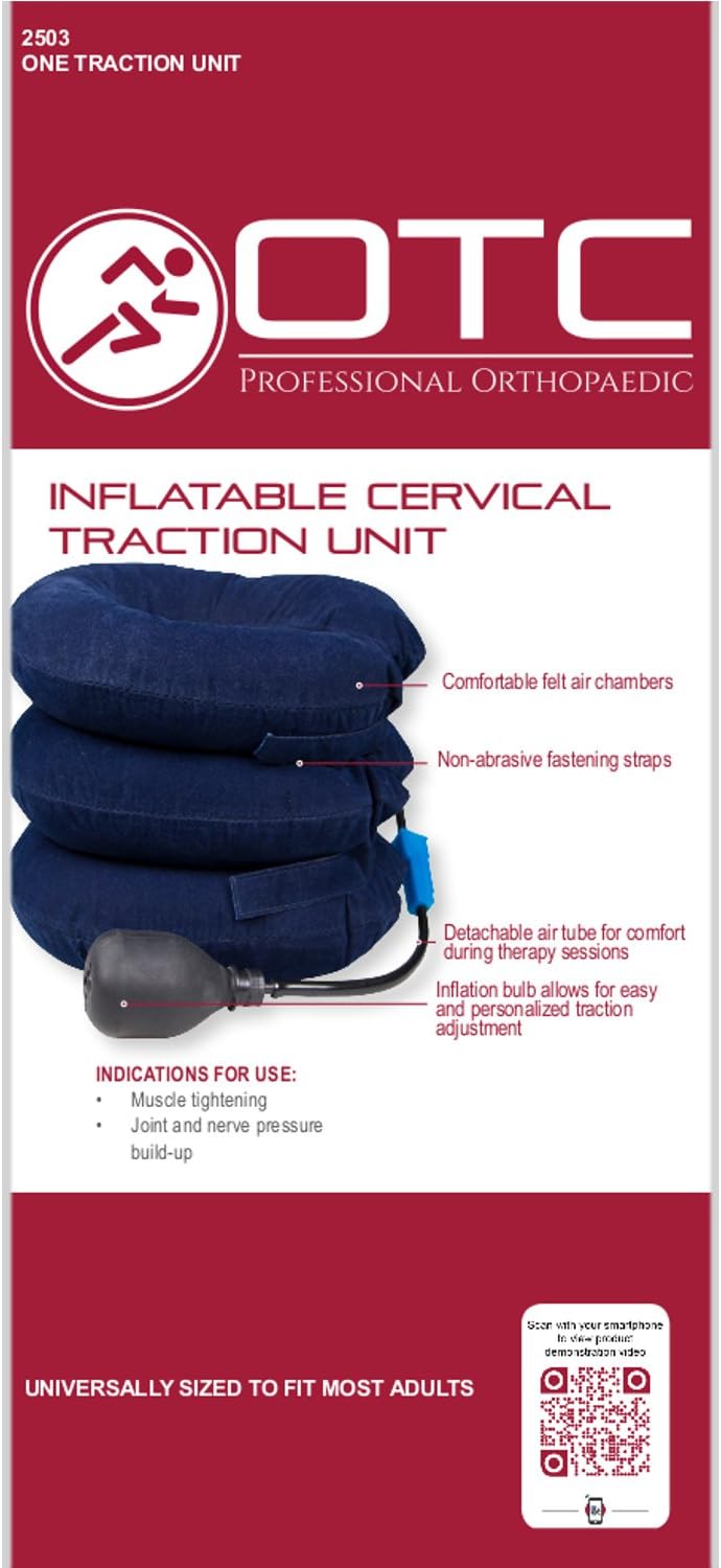 OTC Cervical Traction Unit, Head Neck Spine, Inflatable, Select Series: Health & Personal Care