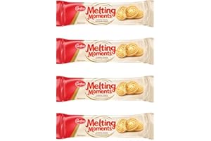 FIJIAN MADE (PACK OF 4 x 250g EA) GRIFFINS Melting Moments Biscuits, Custard Flavoured Crème Centre - MADE IN NEW ZEALAND & TASTY!